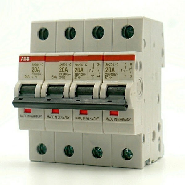 MCB 4P (20A,6KA)