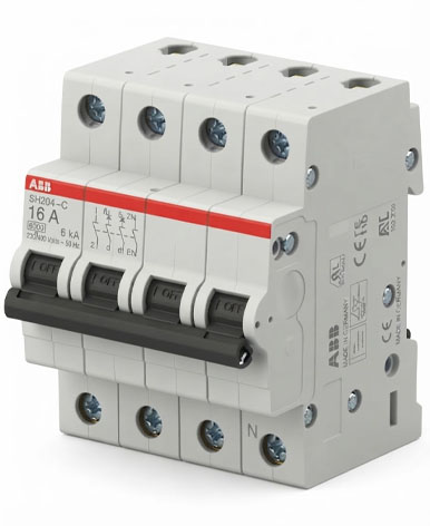 MCB 4P (16A,6KA)